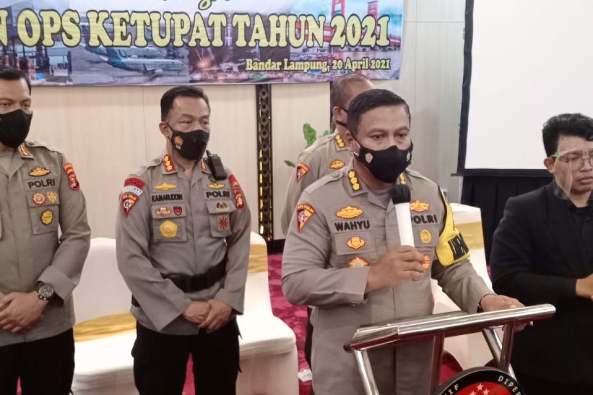 Polda Lampung, Sumsel dan Banten gelar rakor Operasi Ketupat 2021