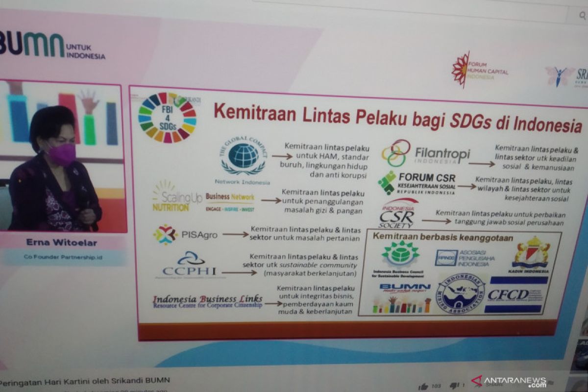 SDG Academy: Penerapan SDGs di BUMN tingkatkan kesetaraan gender