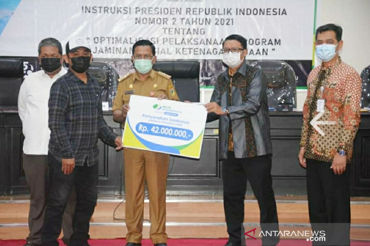 Pemerintah dan BPJAMSOSTEK  komitmen lindungi semua pekerja di Sulteng