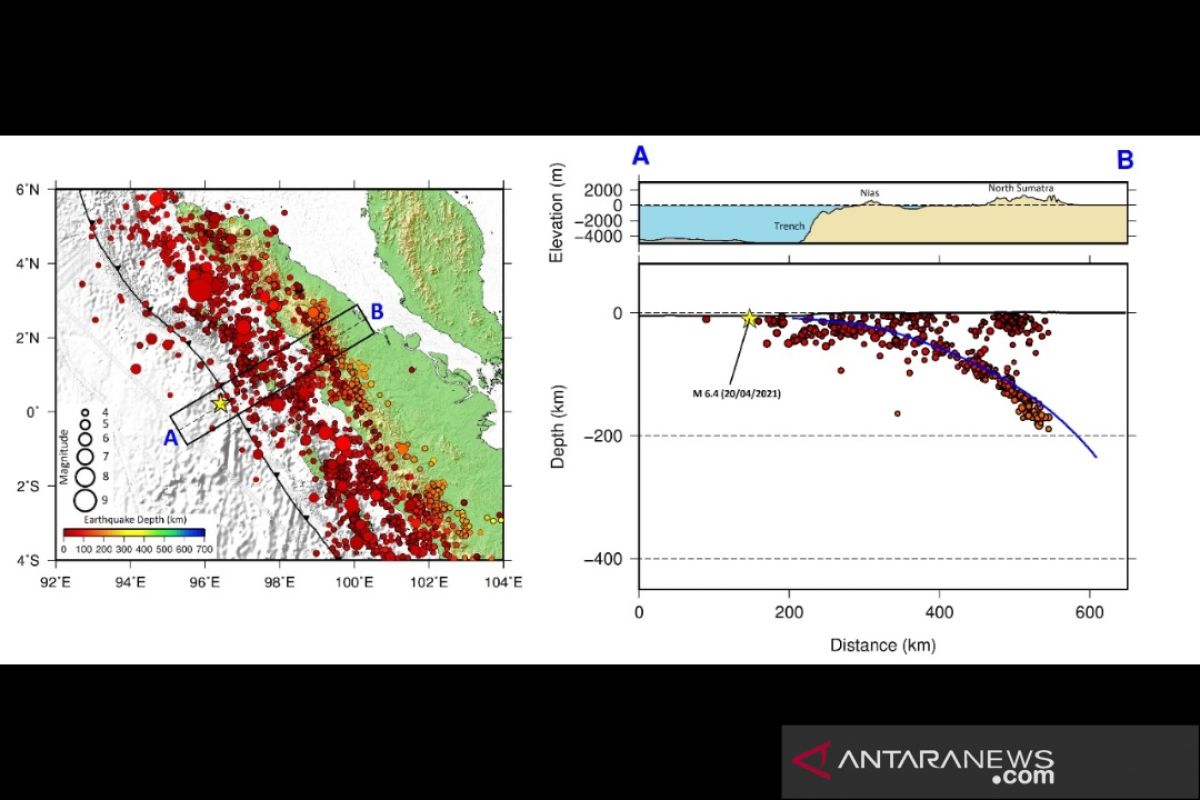 BMKG: Sumber gempa Nias di 