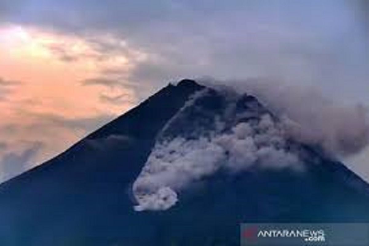 Awan panas guguran gunung Merapi meluncur sejauh 1,5 km