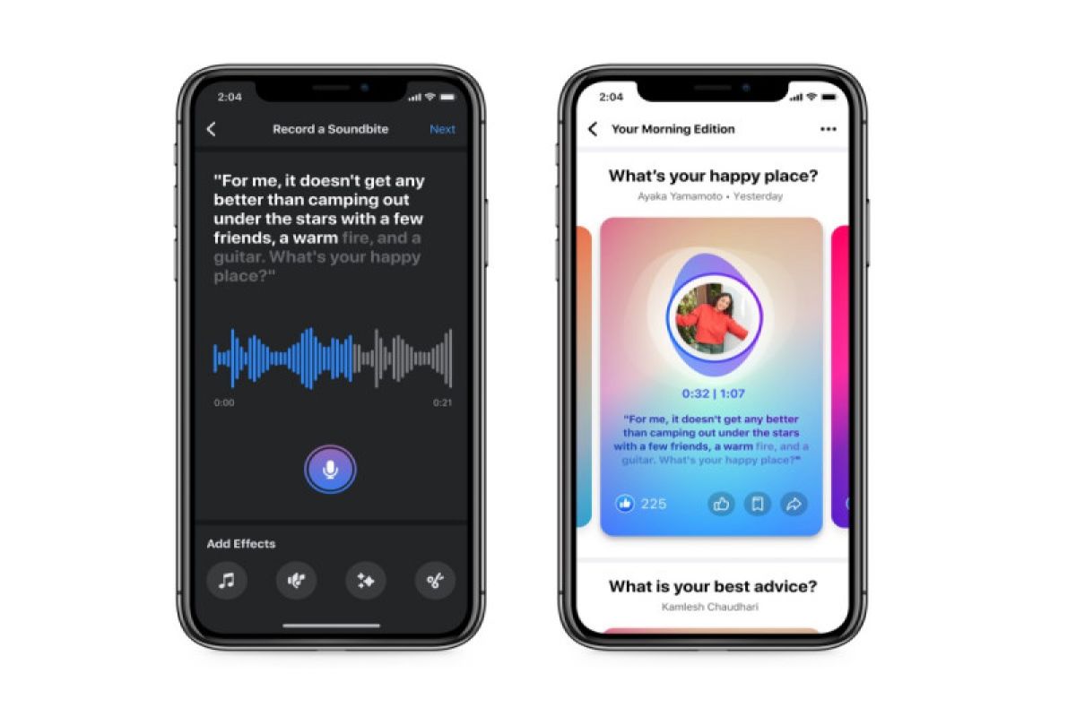 Facebook siapkan fitur berbasis podcast dan Soundbites