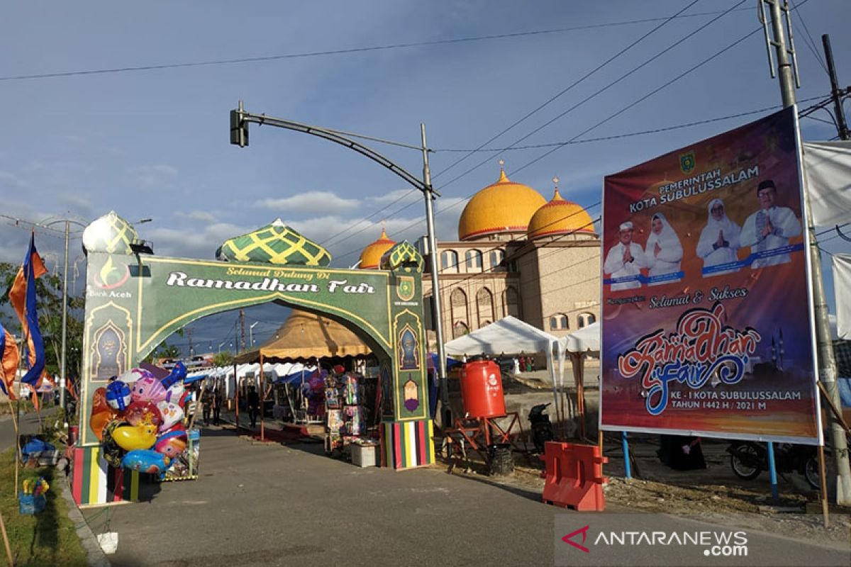 Pemkot Subulussalam gelar Ramadhan Fair, protokol kesehatan diabaikan