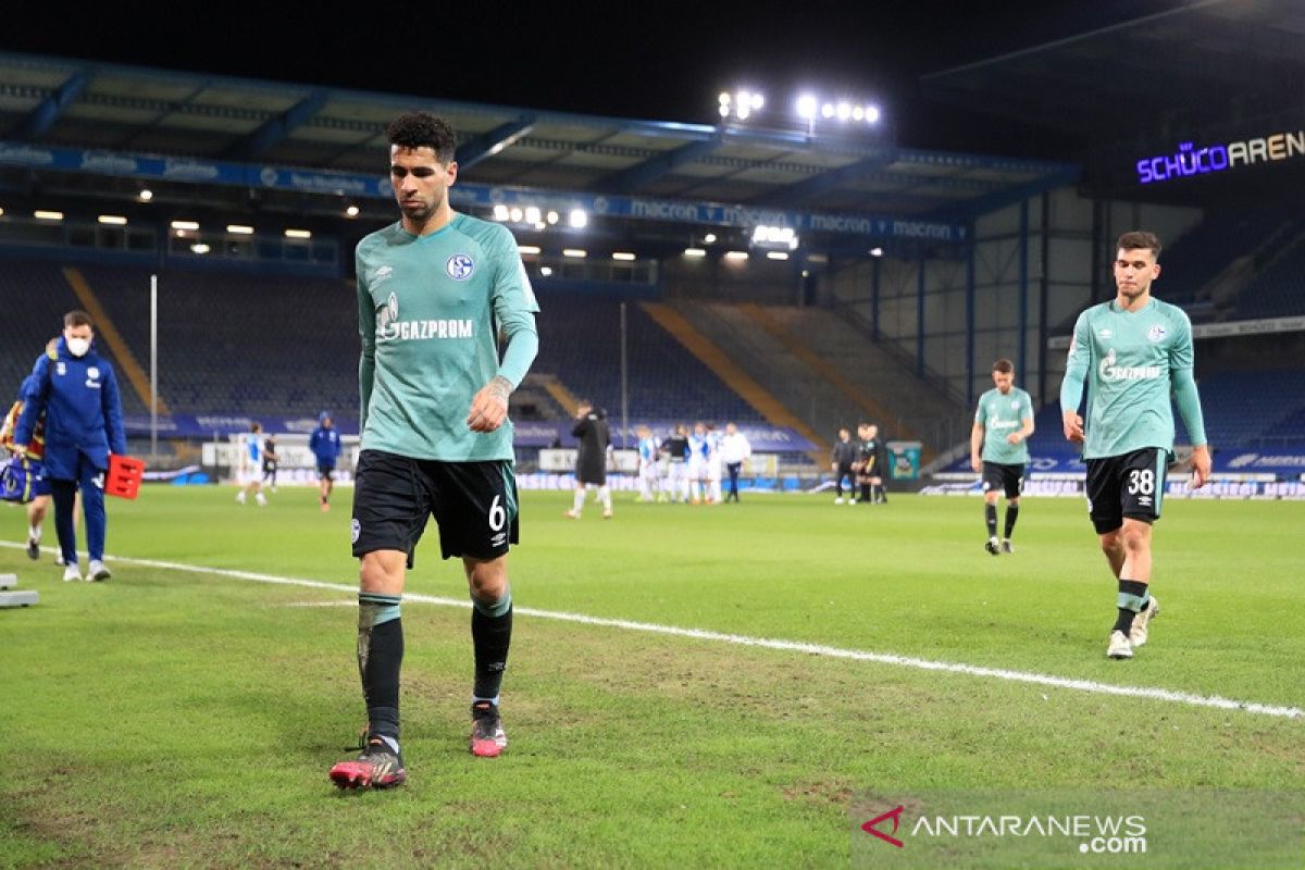 Schalke terdegradasi ke kasta kedua setelah takluk di markas Arminia