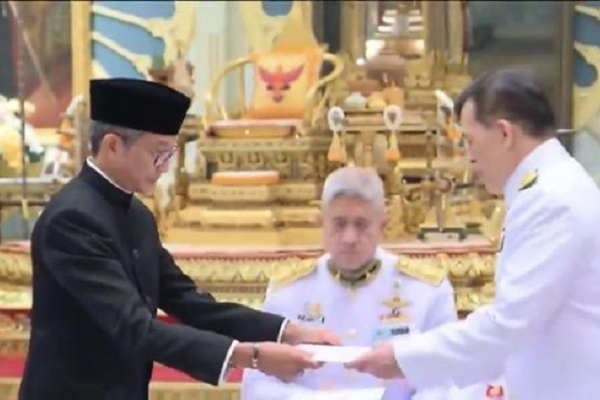 Dubes RI serahkan surat kepercayaan kepada Raja Thailand