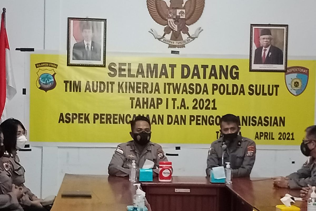 Itwasda Polda Sulawesi Utara audit kinerja Polres Sangihe