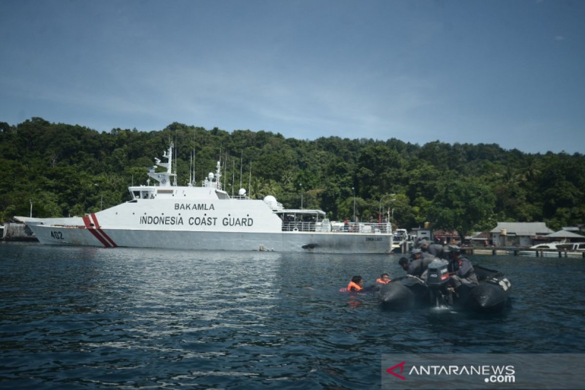 Bakamla ZMTh gelar latihan operasi keamanan dan keselamatan