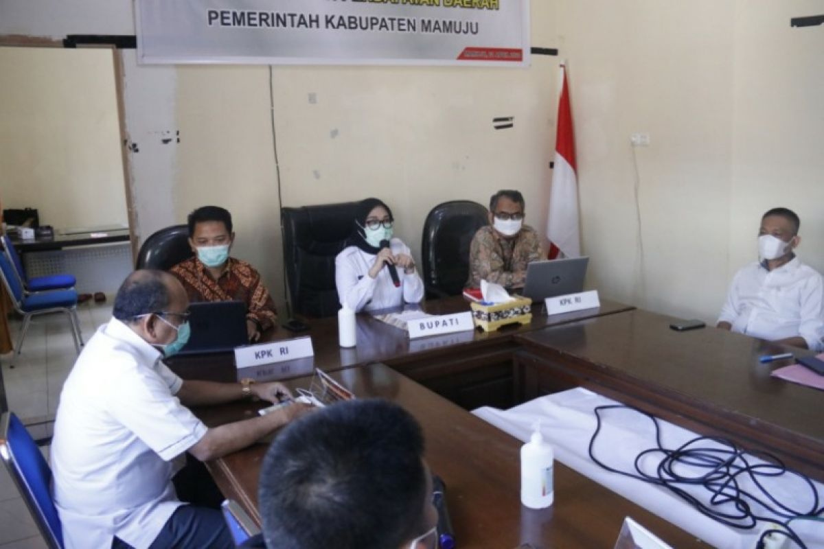 Tim Korsupgah KPK supervisi pemberantasan korupsi terintegrasi di Mamuju