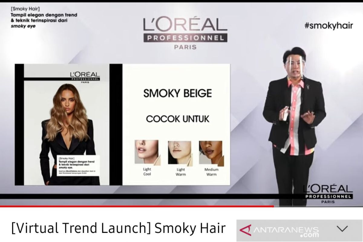 "Smoky Hair", tren dan teknik terbaru pewarnaan rambut