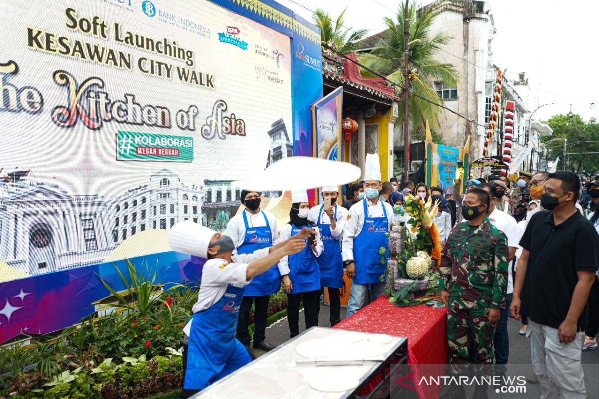 Pemkot Medan  ingatkan protokol kesehatan di Kesawan City Walk