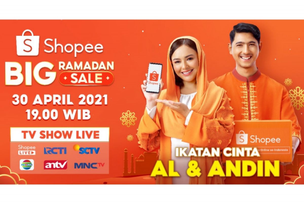 Al & Andin beri kejutan di Shopee Big Ramadan Sale TV Show