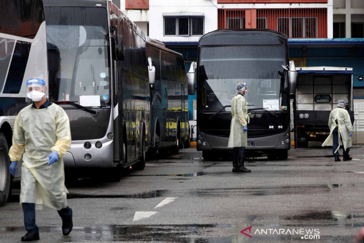 Singapura selidiki infeksi berulang COVID-19 di asrama pekerja migran