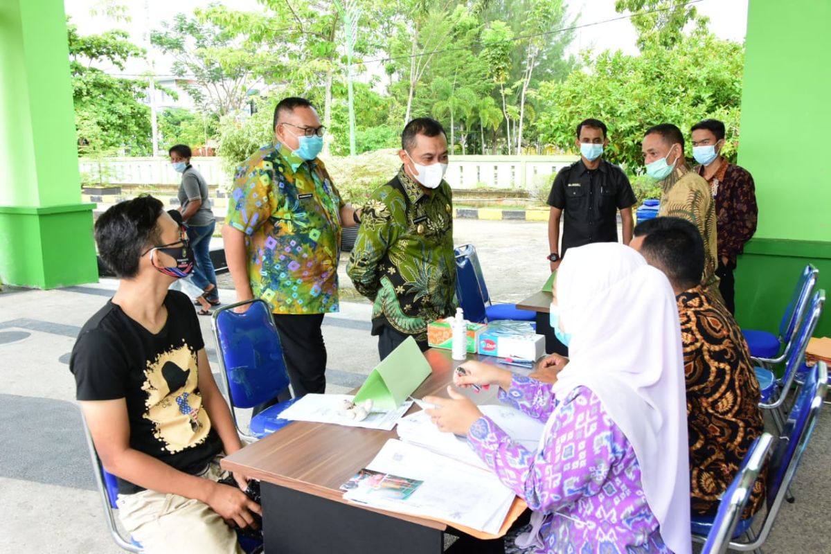 Sidak di Diskop UMKM, Wabup harapkan saling sinergi dan kolaborasi