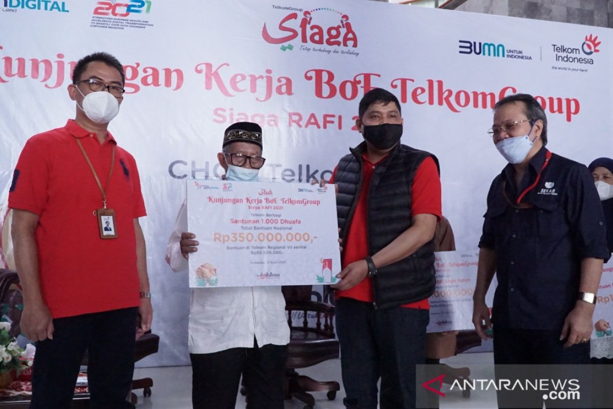 PT Telkom Regional 7 siapkan sembilan posko Siaga Rafi selama Ramadhan