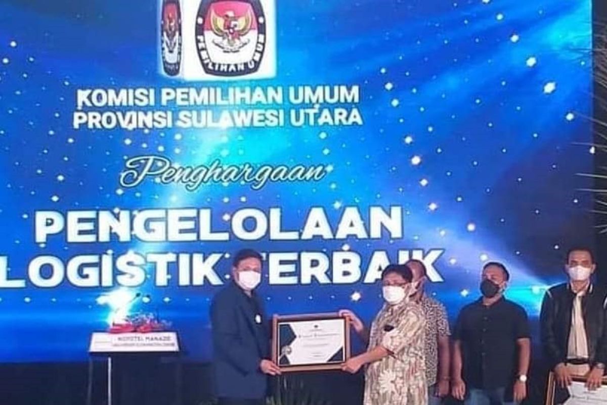 KPU Manado pengelola logistik terbaik se-Sulut