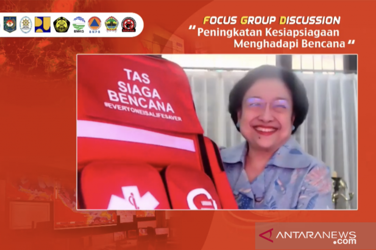 Megawati: Antisipasi bencana perlu perencanaan detail dan terorganisir