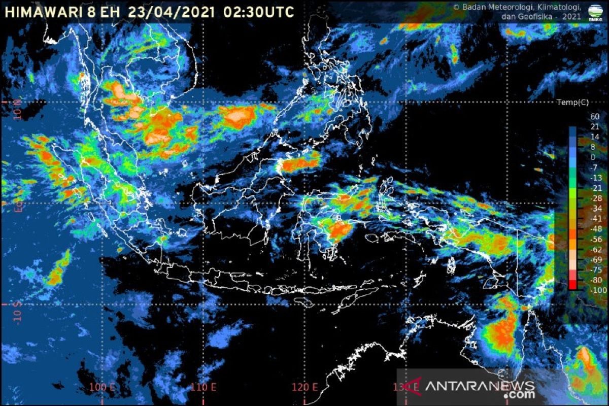 Ini sejumlah provinsi yang berpotensi hujan sedang hingga lebat menurut BMKG