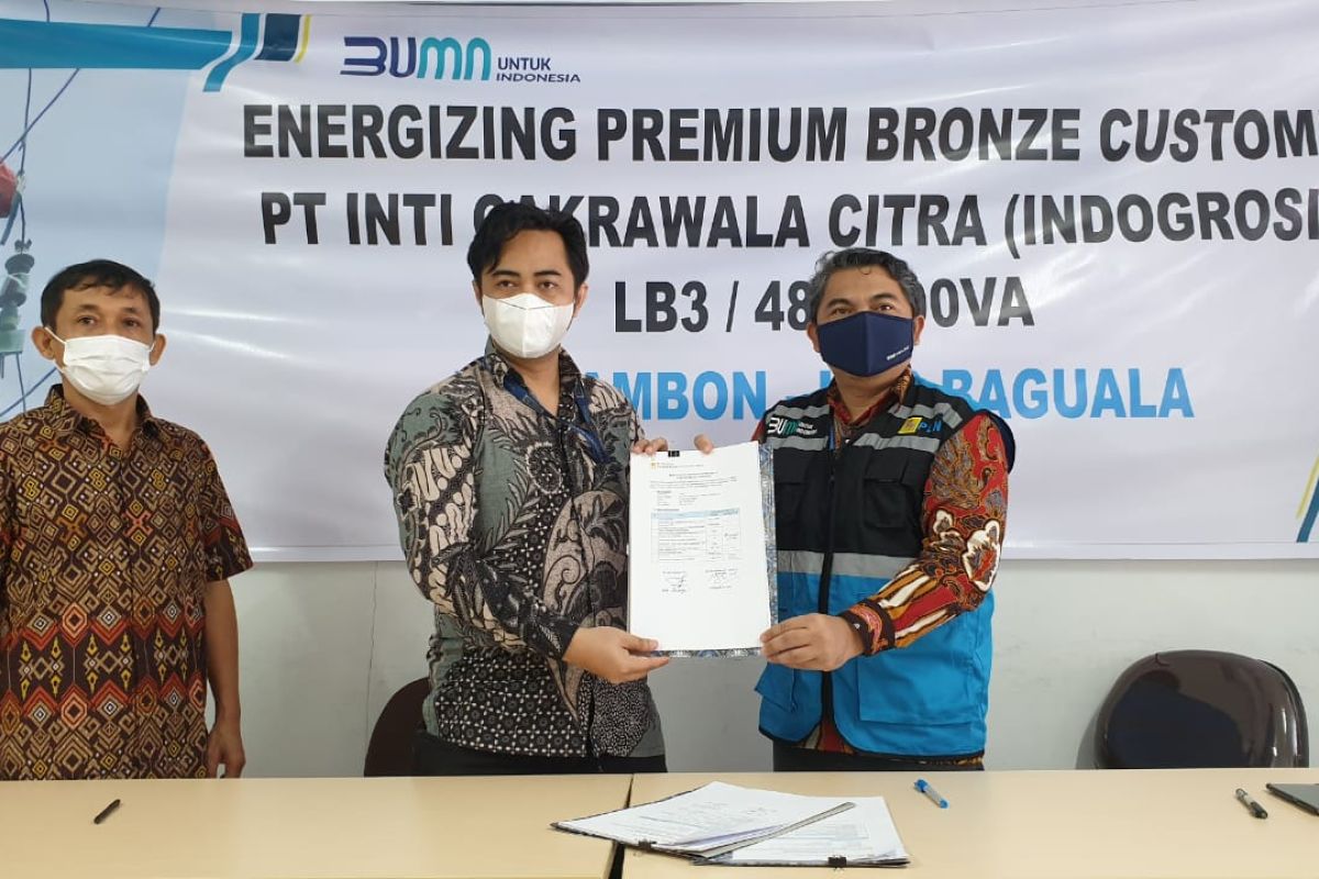 Indogrosir Ambon resmi jadi pelanggan premium PLN