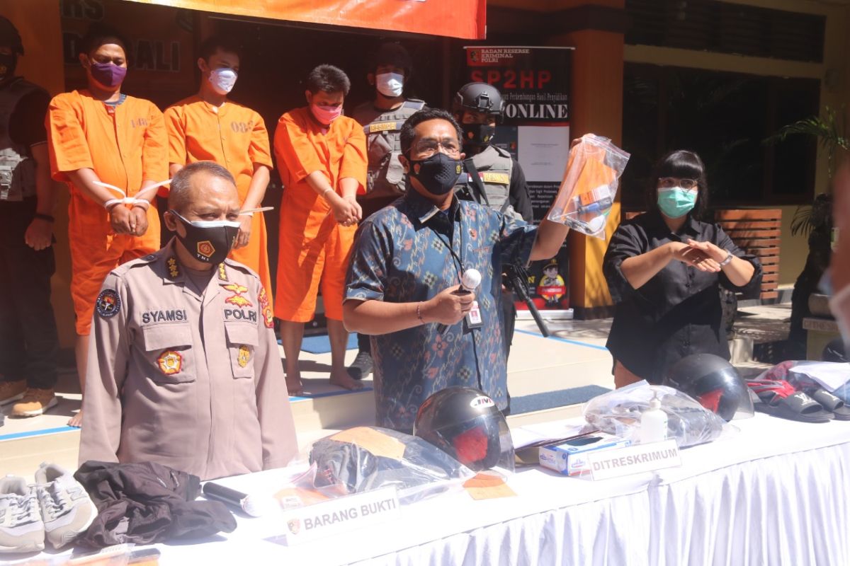 Polda Bali bekuk enam pembobol ATM lintas provinsi