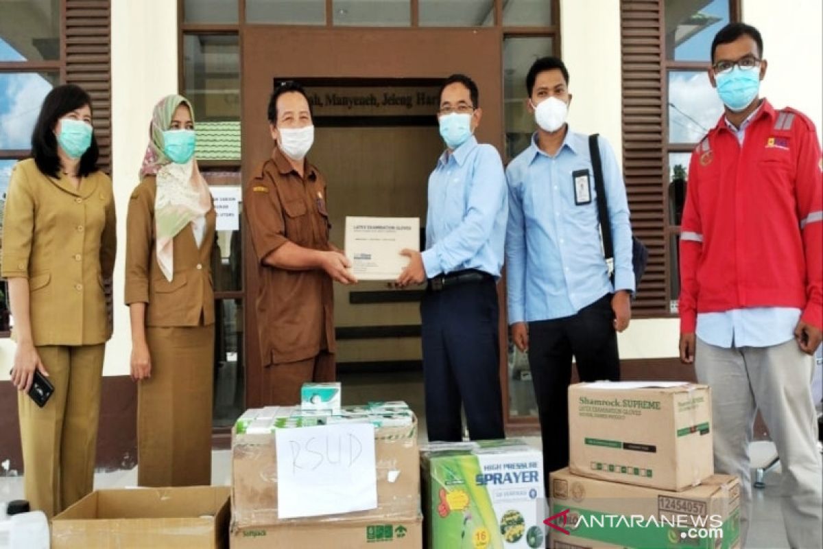 RSUD dan Satgas Penanganan COVID-19 Pulang Pisau dapat bantuan APD