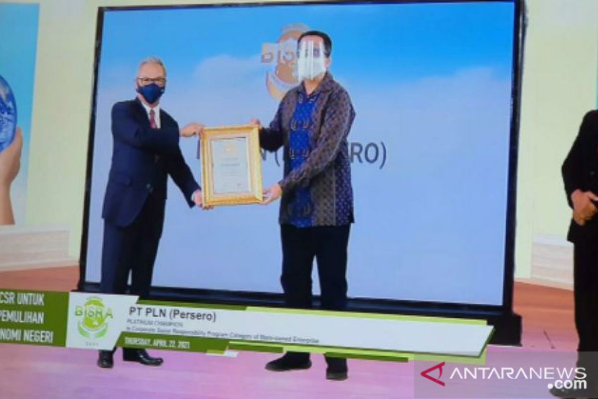 PLN raih Platinum di ajang BISRA Award 2021