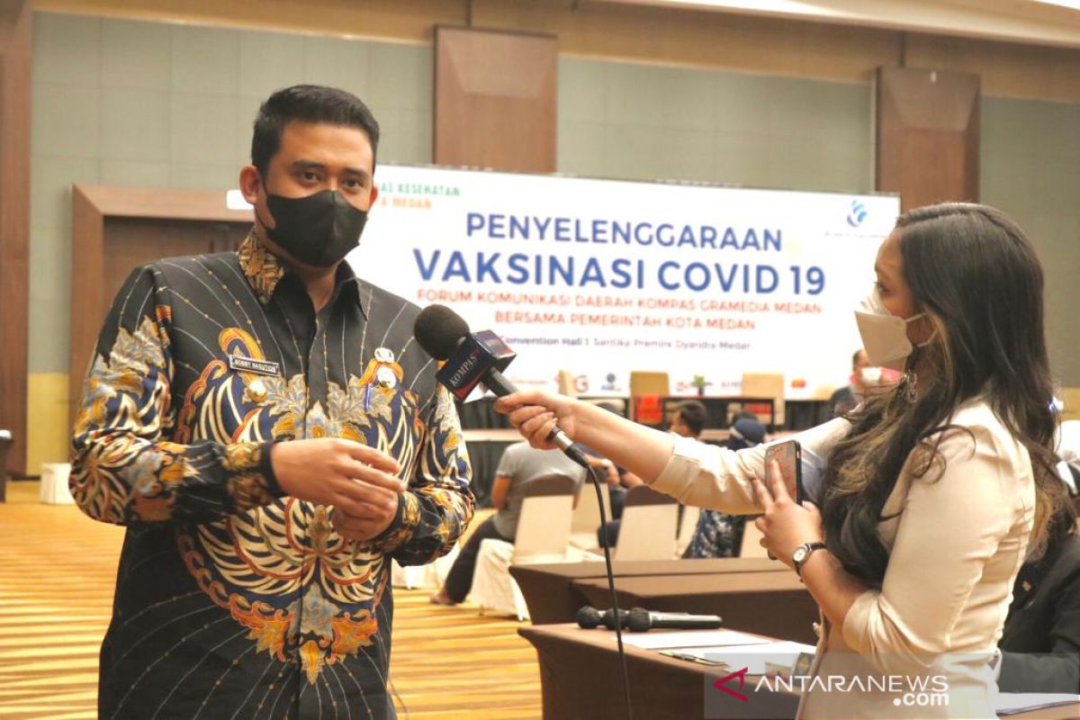 Baru 10 persen warga Medan divaksinasi COVID-19