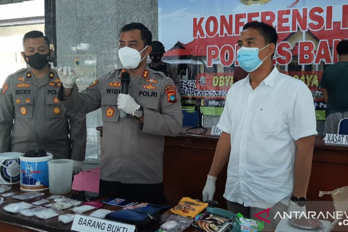 Satnarkoba Bangka amankan barang bukti 1 kilogram sabu-sabu