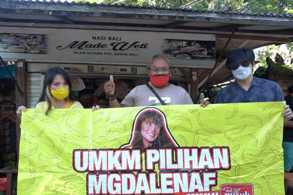 Magdalena dan Teh Pucuk Harum mendukung UMKM kuliner terdampak COVID-19
