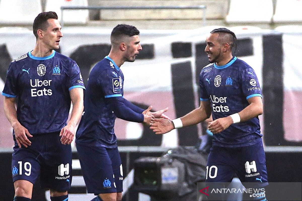 Marseille naik ke posisi lima setelah kalahkan Reims 3-1