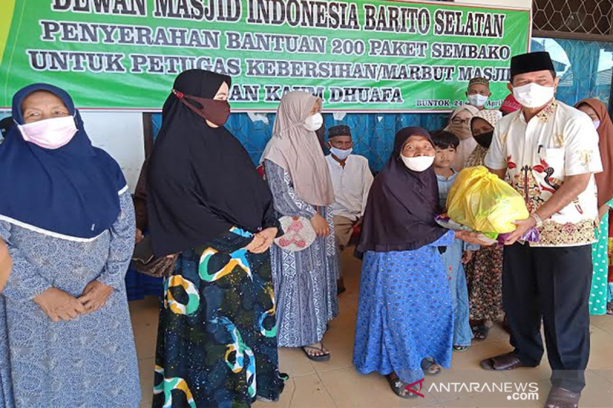 DMI Barsel bagikan 200 paket sembako kepada sejumlah masyarakat