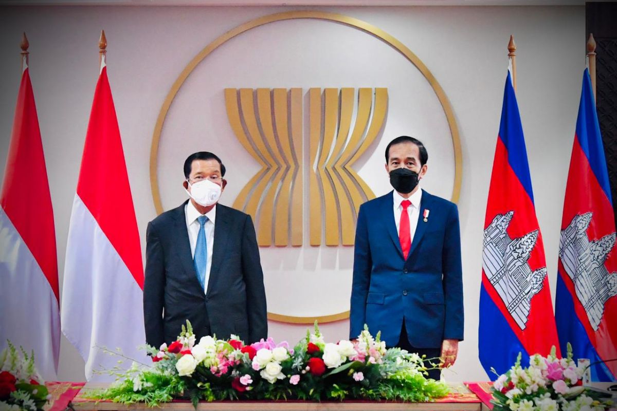 Presiden Jokowi gelar pertemuan bilateral dengan PM Kamboja Hun Sen