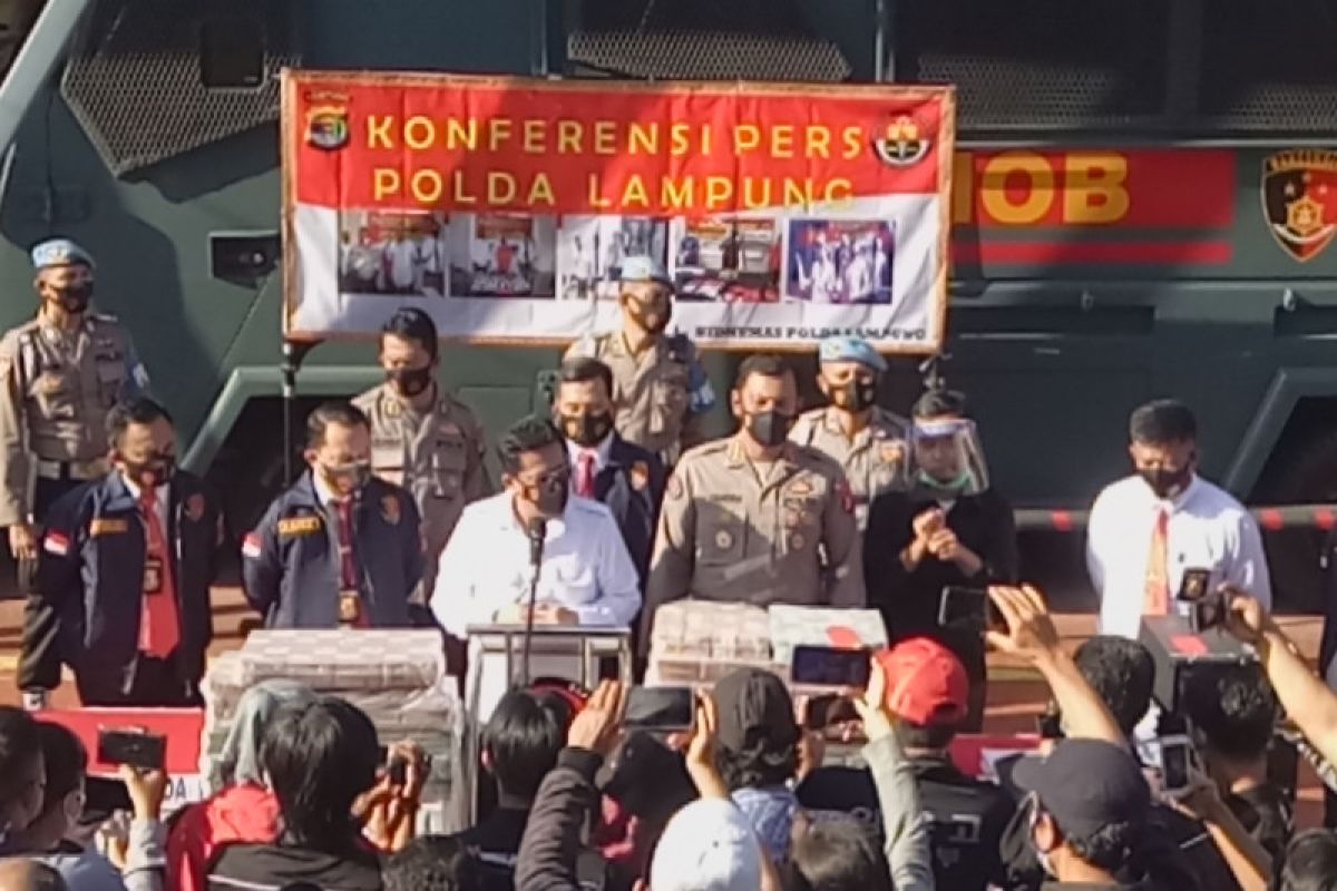 Polda Lampung tetapkan lima tersangka kasus korupsi proyek jalan