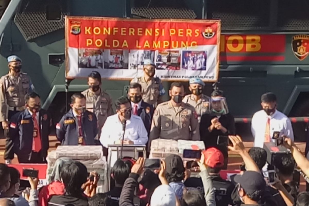 Polda Lampung tetapkan lima tersangka korupsi proyek jalan