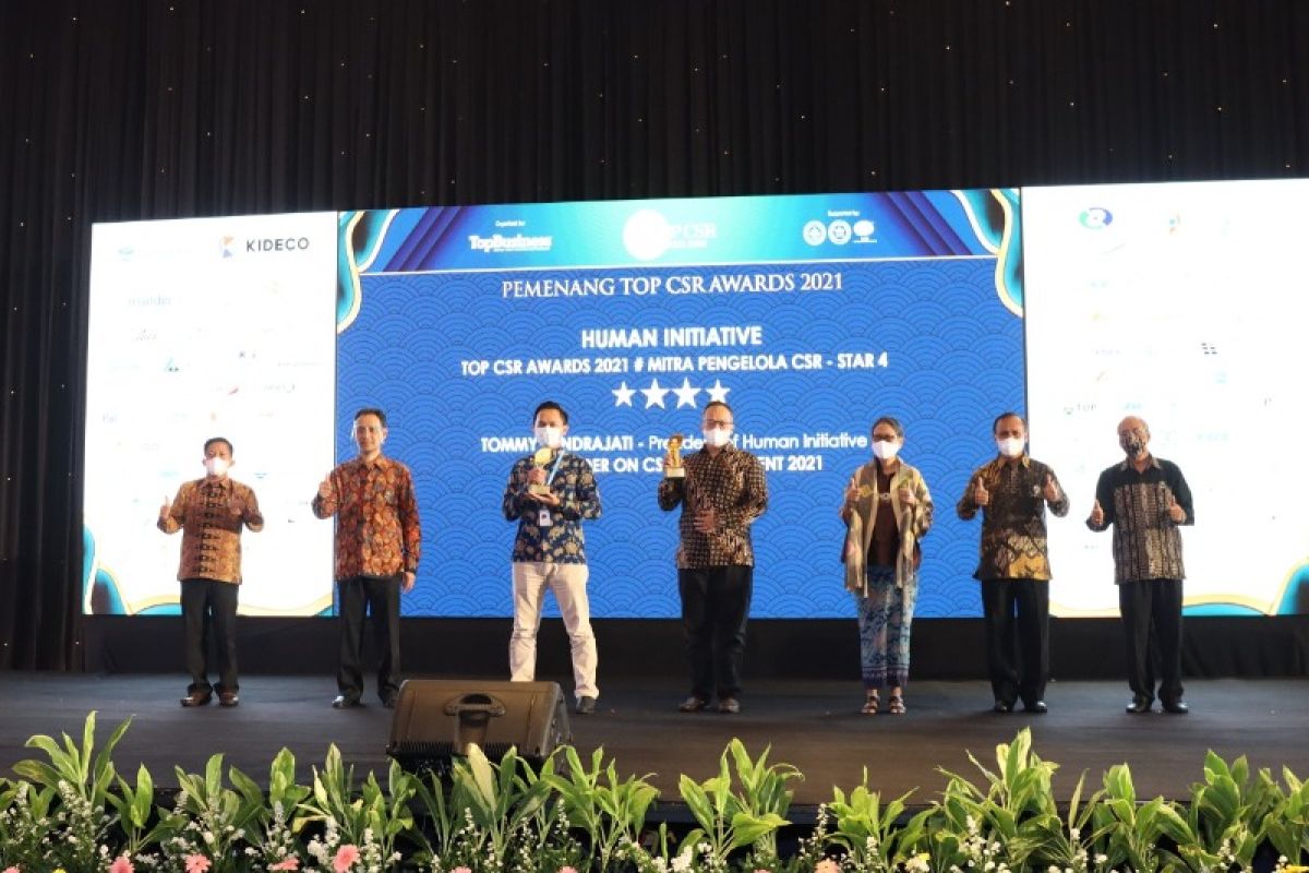 Human Initiative raih dua penghargaan TOP CSR AWARD 2021