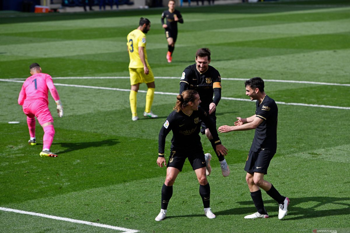 Dua gol Griezmann bawa Barcelona menang 2-1 atas Villarreal