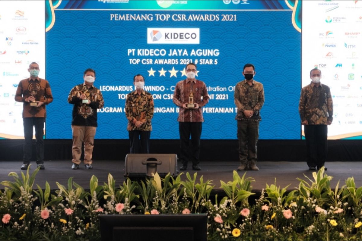 PT Kideco raih tiga penghargaan TOP CSR Awards 2021