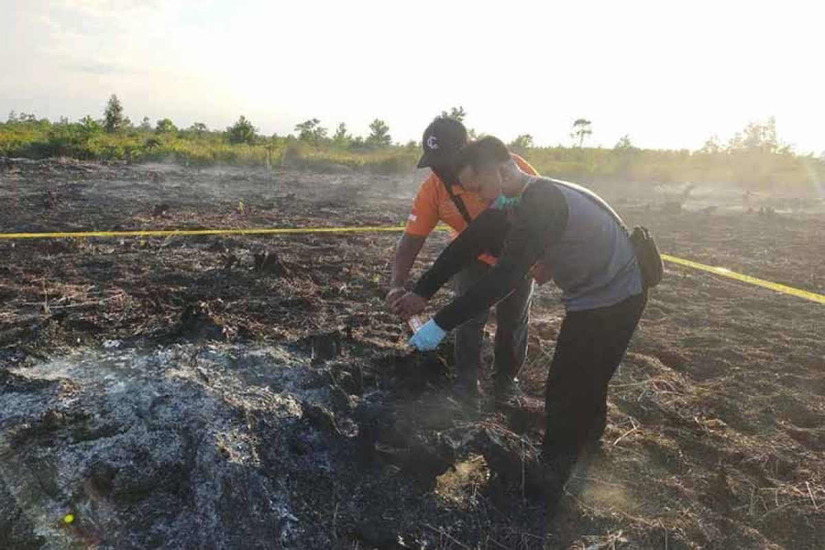 Polisi selidiki beberapa penyebab terjadi karhutla di Palangka Raya