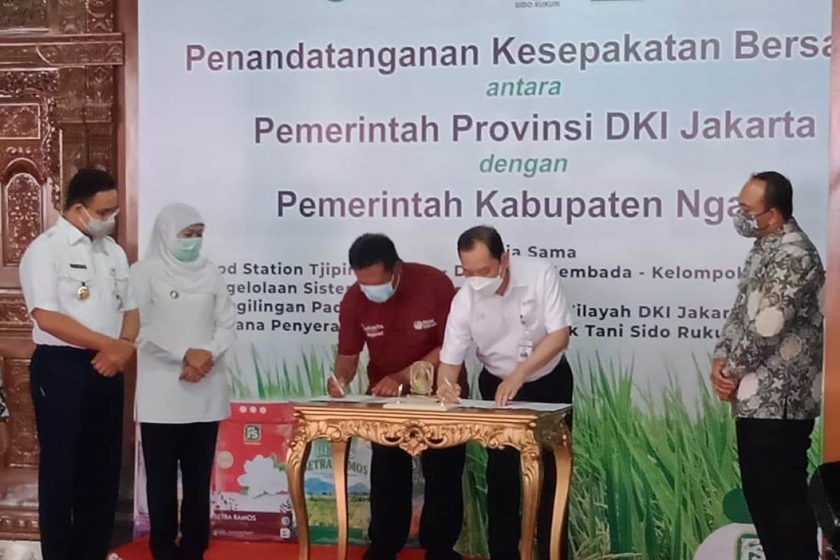 Pemprov Jakarta jalin kerja sama dengan Pemkab Ngawi untuk kebutuhan beras