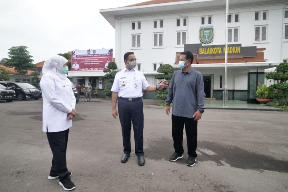 Wali Kota Madiun belajar penataan kota tua ke Anies Baswedan