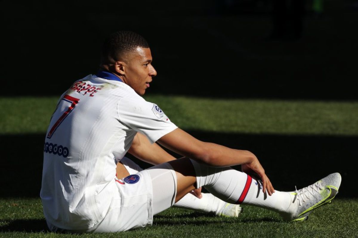 Kylian Mbappe alami cedera empat hari sebelum hadapi Manchester City