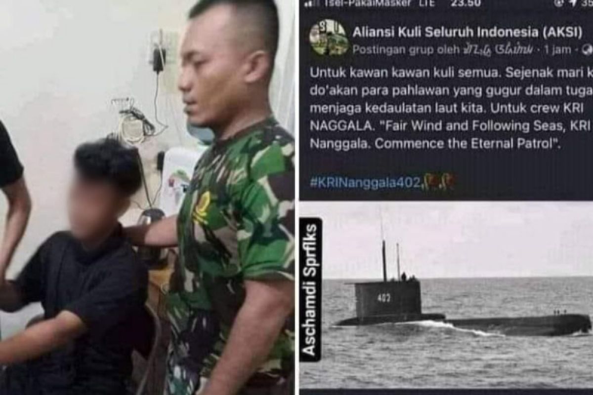 Polisi tangkap pria di Medan hina keluarga awak KRI Nanggala-402