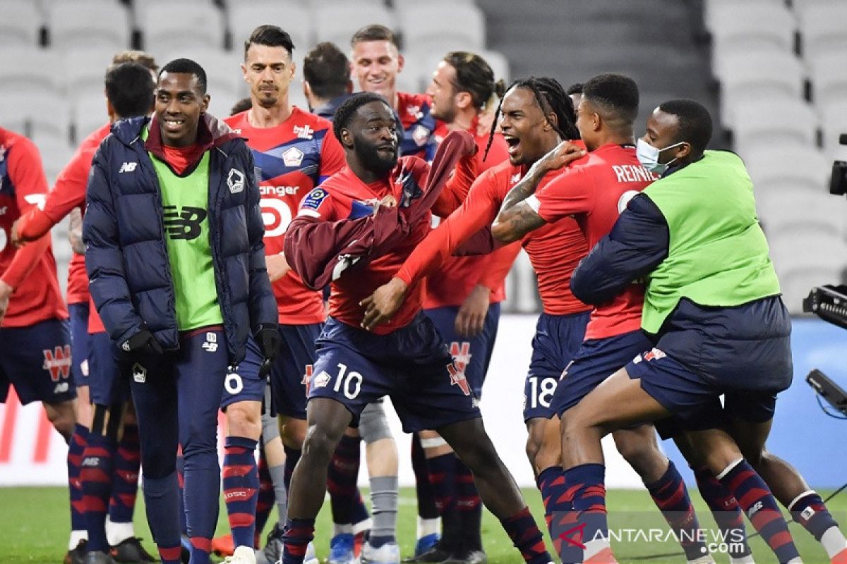 Klasemen Liga Prancis: Lille terus pimpin perebutan juara berlangsung sengit