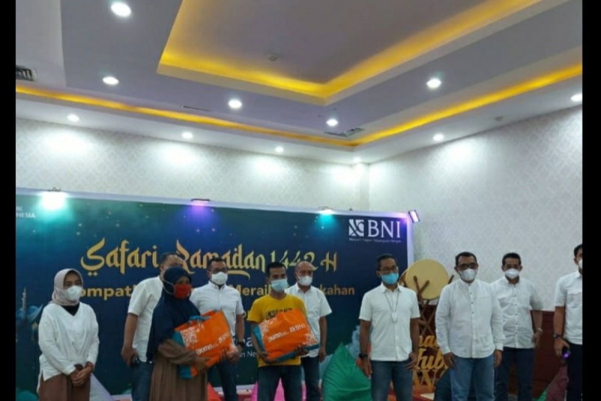 BNI gelar safari Ramadhan 1442 H di Kota Padang berbagi "Bersama Meraih Keberkahan"