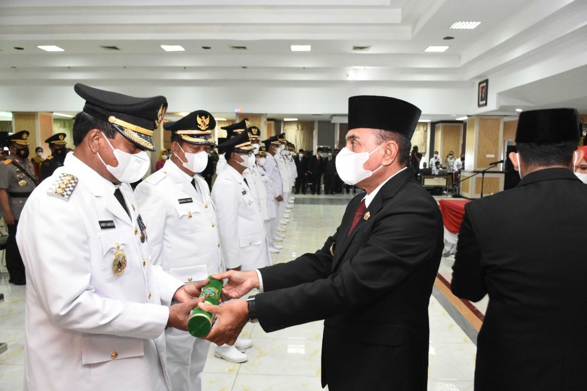 Gubsu lantik Amir Hamzah jadi Wali Kota Binjai