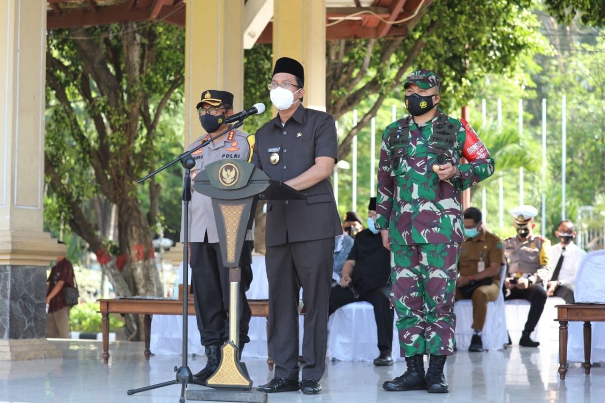 Petugas gabungan disiagakan jaga perbatasan Sidoarjo