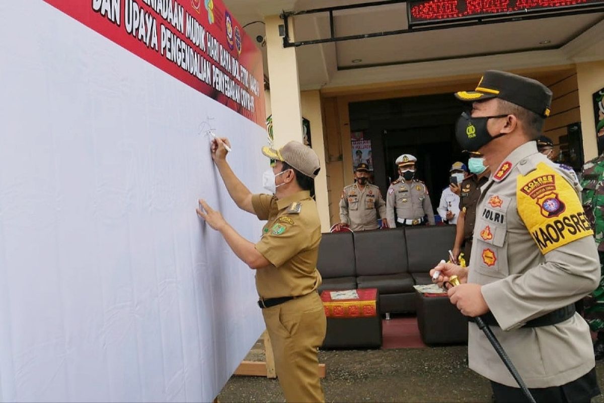 Bupati Bartim ingatkan warga dilarang mudik