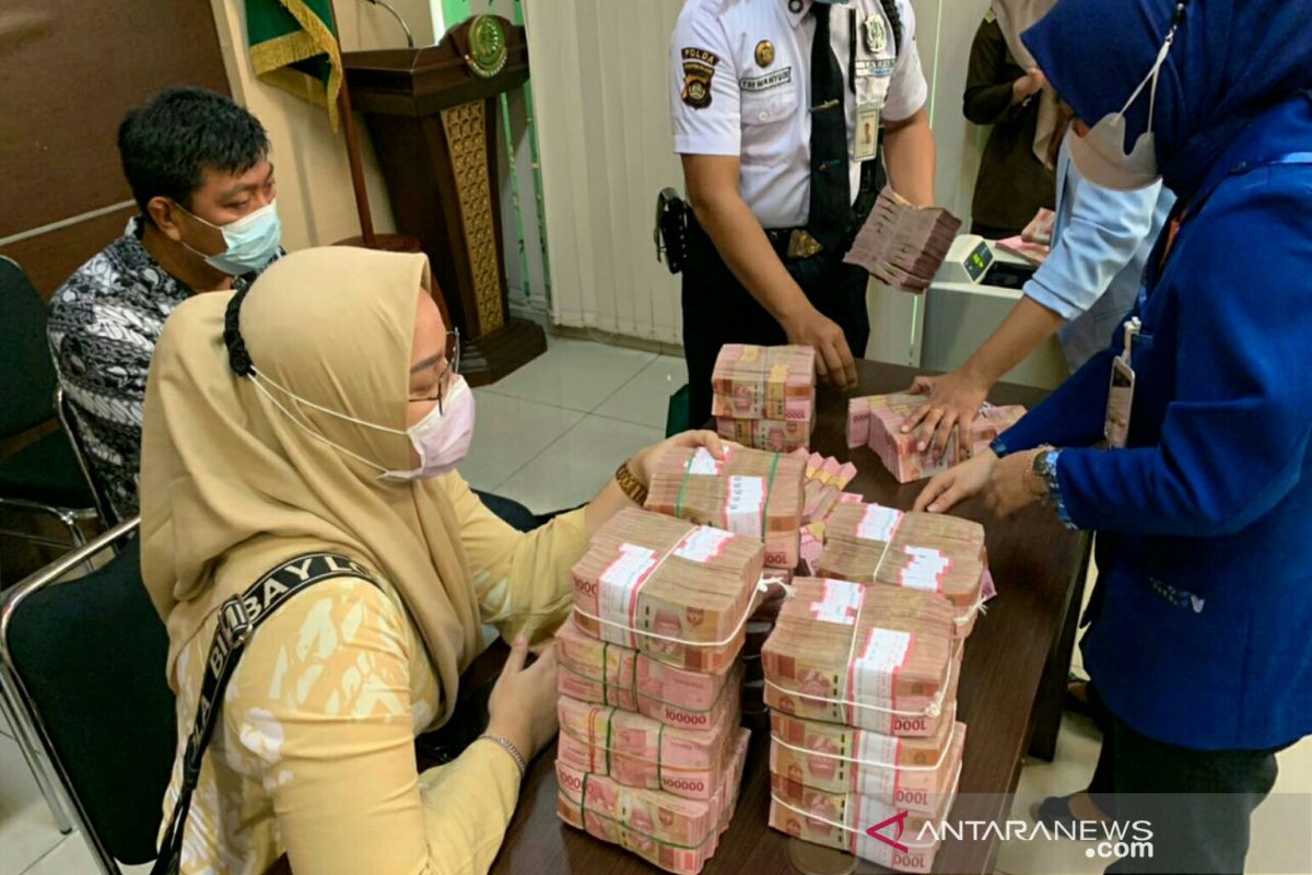 Sadra Nugraha tersangka korupsi jalan Ogan Ilir kembalikan kerugian negara Rp2 miliar