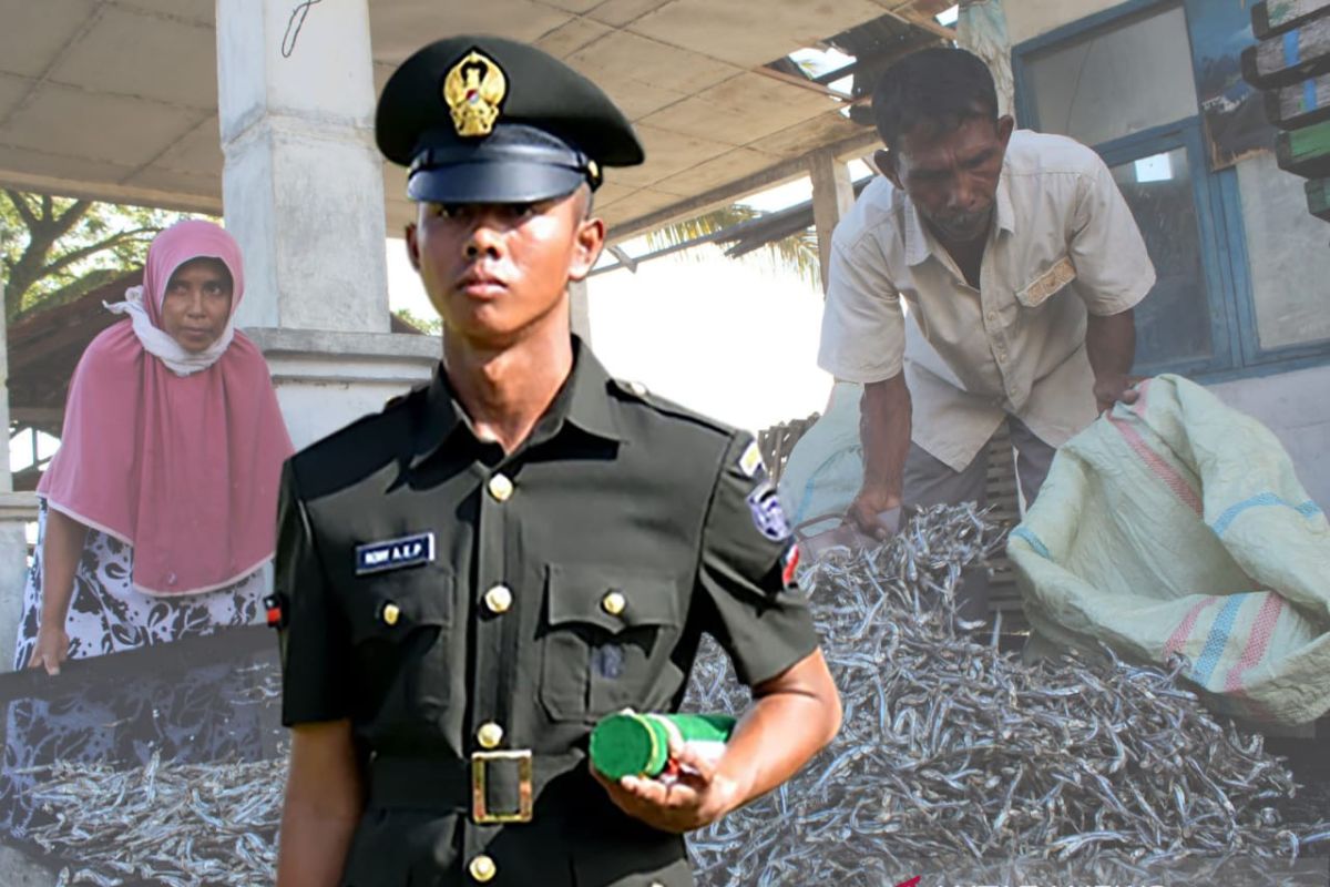Putra penjual ikan asin di Abdya lulus jadi prajurit TNI