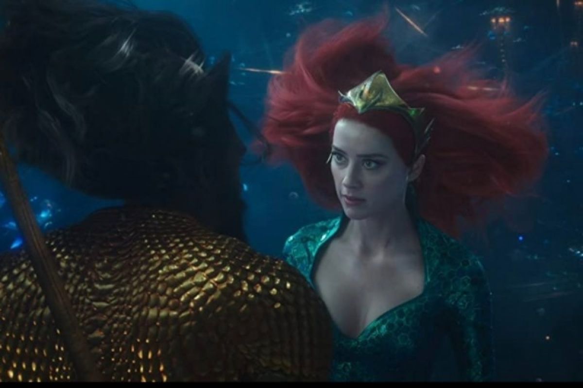 Persiapan Amber Heard  untuk 'Aquaman 2'