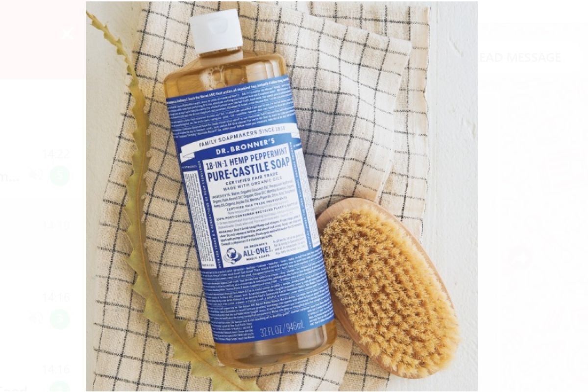 Dr. Bronner's luncurkan sabun "all in one" untuk wajah dan tubuh